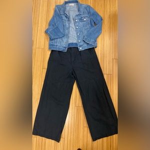 Madewell Harlow Wide-leg pant. Size 8.